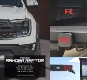 Ford Ranger Raptor badges and insert combo set