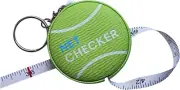 Tennis Net Height Mini Measuring Tape and Keyring, Portable 59 Inch Flexible Mea