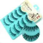 5 Pairs Messy Natural Eyelashes Cross False Eye Lashes Tools HOTUS Style S1N7