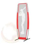 Everfit Baseball Pitching Kit with Rack Rebound Net Softball Training Aid