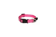 Rogz Pink Medium 16mm Wide x 26cm to 40cm Classic Utility Collar for Dogs & Puppies