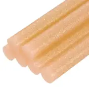 Mini Hot Glue Sticks for Glue Gun 0.43-inch x 4-inch Glitter Orange 6pcs
