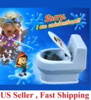 Hilarious Best Prank Gag Gift toilet with 3D Poo Emoji Lift Seat to Spray Water