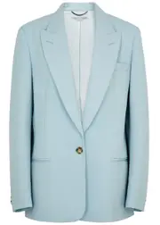 Stella Mccartney Wool Blazer - Blue - 40 (UK8 / S) 40 (UK8 / S)