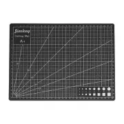 A4 Self-Healing Cutting Mat 12"x9" Double-Sided Cutter Board Black