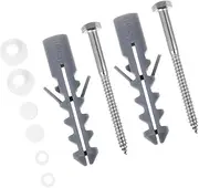 2Sets Toilet Seat Bolt Fittings Kit Heavy Duty Screws for Stable Toilet Installation Secure Fasteners for Bathroom Comfort Discreet Design High