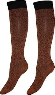 [Leedya] Jadea 2 Pairs Womens Long Warm Cotton Winter Knee High Socks One Size 3-8