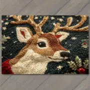 POSTCARD Ugly Sweater Holiday Knit Closeup Festive Christmas Warm Cozy Contest