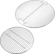 Cooking Grate for Weber 22'' Kettle Charcoal Grills, Charcoal Grill Grate Fits for Weber Original Kettle, Master-Touch, Bar-B-Kettle and Performer Grills, Replacement for Weber 7435 7441 Parts