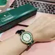 [二手] GUCCI vintage 80s 絕版綠紅經典配色深綠色皮革古董錶老錶 雪莉錶
