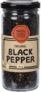 Mindful Foods Organic Black Pepper, 130g