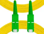 -5m(16ft) OS2 SC/APC to SC/APC Fiber Patch Cable, Single Mode, Simplex, Lengt...