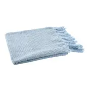 Deborah Hutton Burleigh Throw - Dusty Blue