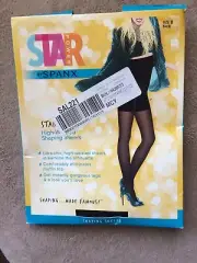 Spanx sz B Back Drop Black STAND OUT High Waisted Shaping Sheers # 2167 NWT