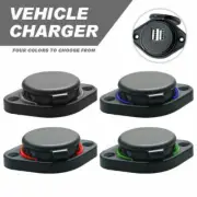 12V/24V 3.1A Car Dual ABS USB Port Charger Charging Socket Outlet LED Waterproof