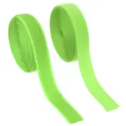 Sew on Hook and Loop Tape, 1 Inch Nylon Fastener Strips 5 Yards (Green)