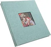 Self-adhesive Photo Album Wedding Graduation Small Photo Book Burlap Window Album