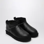 [UGG] Classic Ultra Mini Black Boot 6 US Black