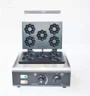 110V Electric 5PCS Doughnut Donut Maker Machine Waffle Machine 1550W