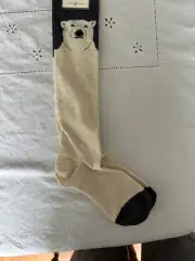 Sock Smith Graphic Cotton Knee High Polar Bear Socks BRAND NEW