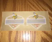 MINNESOTA VIKINGS NFL MINI HELMET DECALS TRAINING CAMP VERIZON THIELEN DIGGS