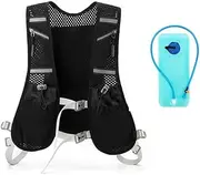 Running Water Vest , Backpack with 2L Bladder Hydration Bag for Men Women