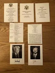 2025 Official DONALD TRUMP VANCE Inauguration Invite Program Copies