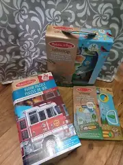 Melissa & Doug Let’s Explore WEATHER BOARD, CRITTER NET SET & BONUS FLOOR PUZZLE