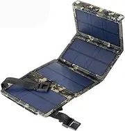 Solar Panel, 20W Portable Solar Panel, Outdoor Power Supply, Solar Charger for Camper, Car, Boat, Camping Shelter