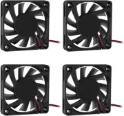 4Pcs Fan 60Mm DC 12V 6010 Brushless Cooling Fan For DIY PC Computer Case Fan - 2