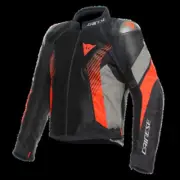 Dainese Super Rider 2 Absoluteshell Jacket Black/Dark Gull Gray/ Red Size - 60
