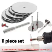 11PCS Diamond Cutting Wheels For Dremel Rotary Tool Grinder Metal Cut Off Disc