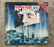 NEW Vintage 1989 Stephen King Pet Cemetery Horror Movie Laserdisc LD