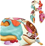 [YTYVAGT] Scrub Caps Women,Scrub Hats Suitable for Women,Donut Ice Cream Strawberry Chocolate