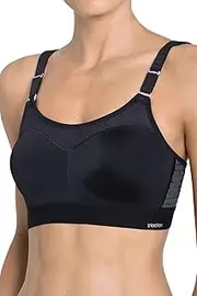 [Triumph] Women's Triaction Control Lite W01 Ex Minimiser Sports Bra, Purple (Bright Purple 7063), 34B (Manufacturer Size: 75B)