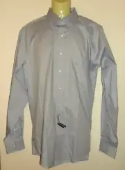 NWT Van Heusen Men's Blue Stain Shield Wrinkle Free Stretch Shirt 15.5 36/37