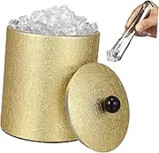 ULTECHNOVO 1Pc Thickened Stainless Steel Ice Bucket for Wine Beer and Beverages Elegant Storage Bucket for Parties and Modern Dining Rooms and Scratch Resistant Design