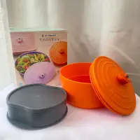 在飛比找蝦皮購物優惠-【711集點 全新】法國 LE CREUSET 雙層微波便當