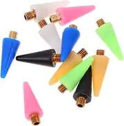 Professional Nail Salons Dotting Pen Tip Wax Head 12pcs Rhinestone Picker for Nail Art Fixing