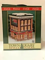 Vintage Coca Cola City Hall 1993 NIB Town Square Collection