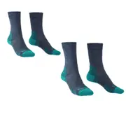 [Bridgedale] Women's Hike Lightweight Merino Performance Sock (Denim) - M