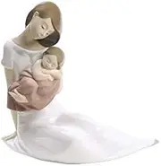 Light of my Days (Special Edition) Mother with baby GIRL - Nao by Lladro Porcelain Figurine by LLADRO