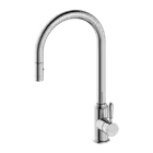 Pull Out Kitchen Sink Mixer Gooseneck Vegie Spray Metal Lever Chrome York NR6921