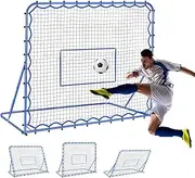 Winthai Soccer Rebounder Net, Quick-Switch Angle Soccer Training for Control, Passing Practice, Easy Setup Rebounder Gifts Aids & Equipment for Kids,Teens & Adults