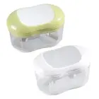 Manual Garlic Mincer Onion Vegetable Chopper Easy to Hand Push Processor