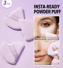 Sheglam Insta-Ready Powder Puff 3pcs Dual-sided Purple Blurring Baking Setting