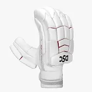 DSC Flip 2.0 Cricket Batting Gloves for Mens 2023 | Color: White | Size: Youth Right Hand | Material: Premium PU | Airflow Gusset for Ventilation | Fibre Reinforced Protection | Dual-Sided Sweatband