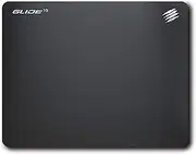 Mad Catz The Authentic G.L.I.D.E. 19 High Performance Gaming Mouse Pad Water Resistant Gaming Surface With Heat Bonded Edges And Non-Slip Silicone Base 12.4 x 15.4 in, Black