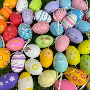 復活節 花紋彩蛋 (12入) 彩繪彩蛋 復活節 雞蛋 畫畫蛋 彩色蛋 仿真雞蛋 模型蛋【塔克】