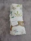 pottery barn Bunny Embroidered Cotton Table Throw original $149 new